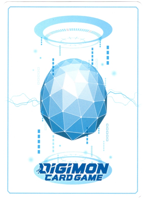 Rückseite einer Digimon TCG Karte (Digi-Egg)