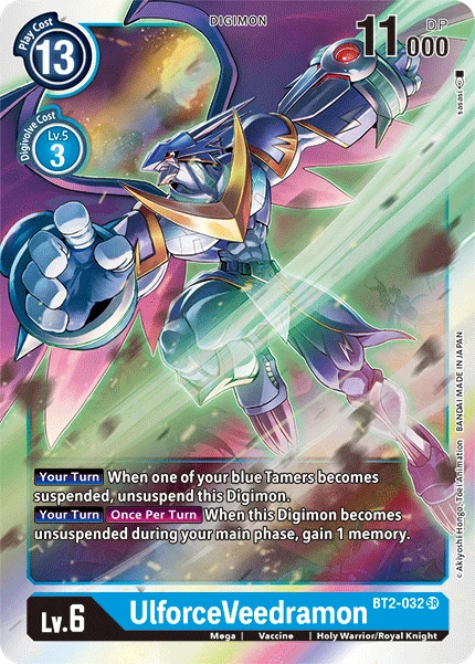 Digimon Kartenspiel Sammelkarte BT2-032 UlforceVeedramon