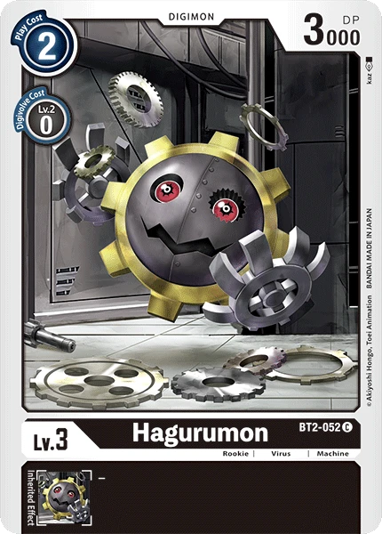 Digimon Kartenspiel Sammelkarte BT2-052 Hagurumon