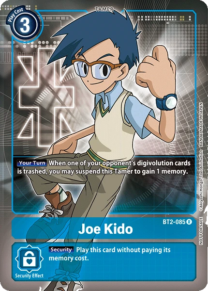 Digimon Kartenspiel Sammelkarte BT2-085 Joe Kido alternatives Artwork 1