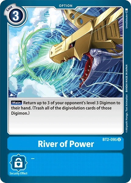 Digimon Kartenspiel Sammelkarte BT2-095 River of Power