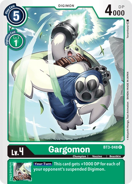 Digimon Kartenspiel Sammelkarte BT3-048 Gargomon