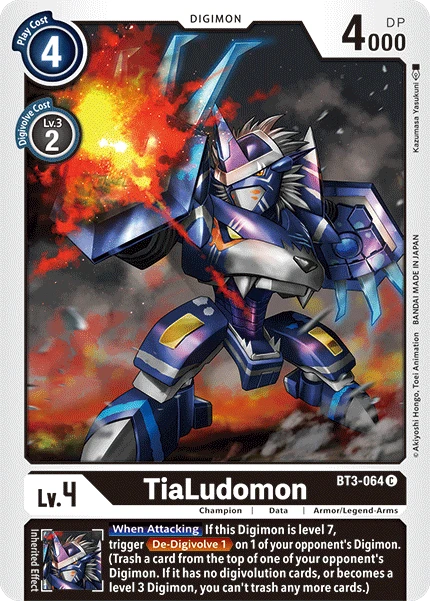 Digimon Kartenspiel Sammelkarte BT3-064 TiaLudomon
