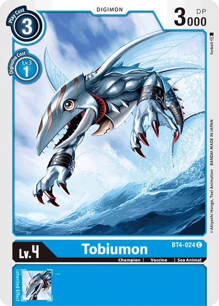 Digimon Kartenspiel Sammelkarte BT4-024 Tobiumon