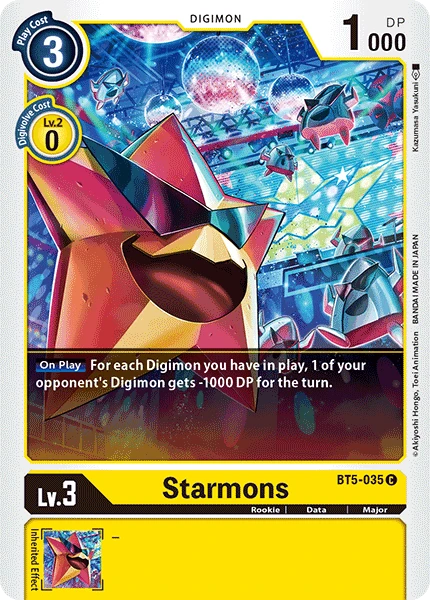Digimon Kartenspiel Sammelkarte BT5-035 Starmons