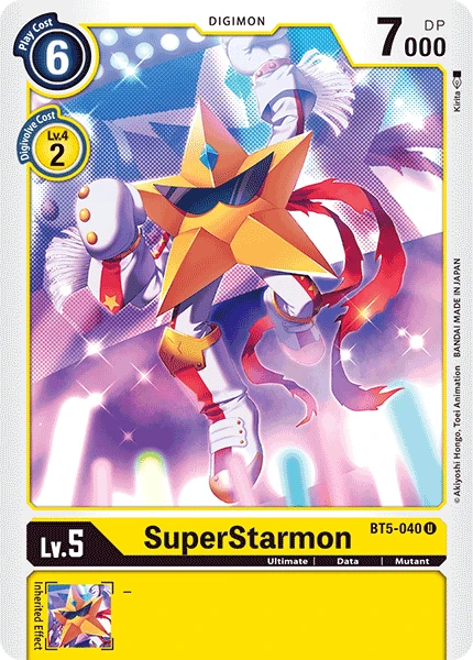 Digimon Kartenspiel Sammelkarte BT5-040 SuperStarmon