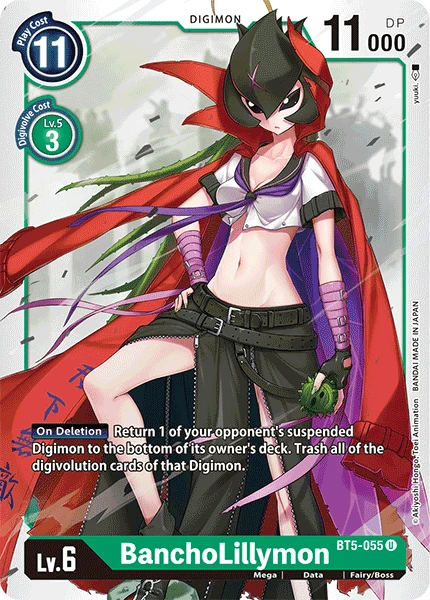 Digimon Kartenspiel Sammelkarte BT5-055 BanchoLillymon