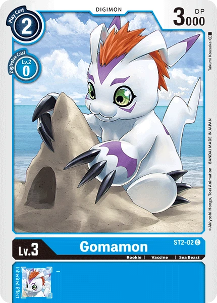 Digimon Kartenspiel Sammelkarte ST2-02 Gomamon