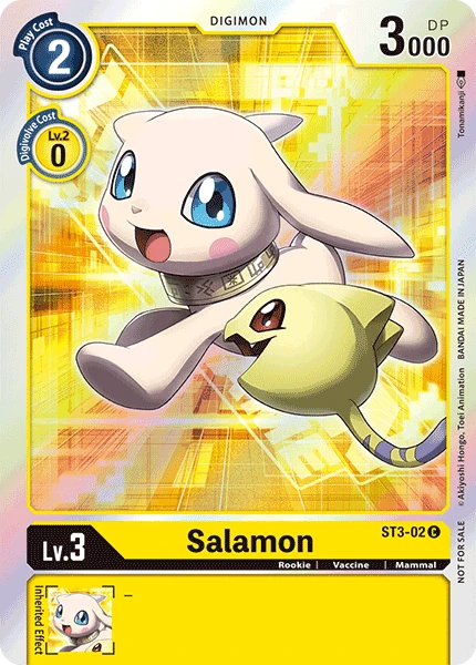 Digimon Kartenspiel Sammelkarte ST3-02 Salamon alternatives Artwork 1