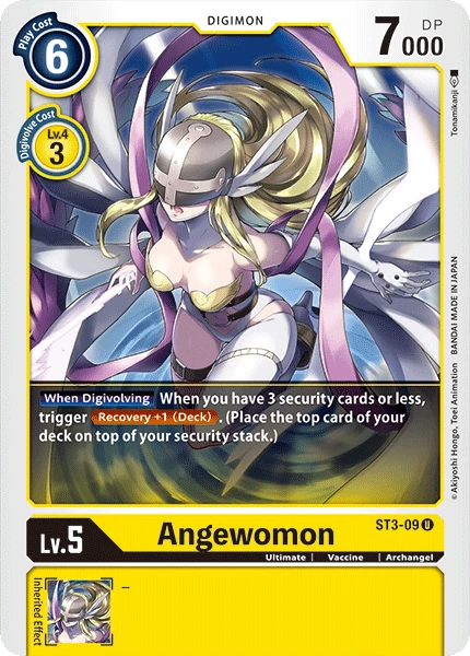 Digimon Kartenspiel Sammelkarte ST3-09 Angewomon