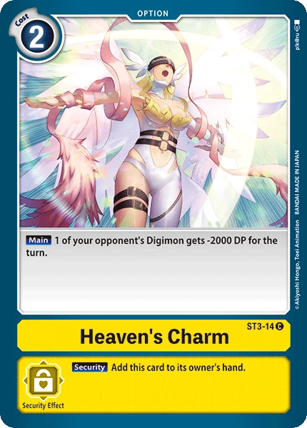 Digimon Kartenspiel Sammelkarte ST3-14 Heaven's Charm