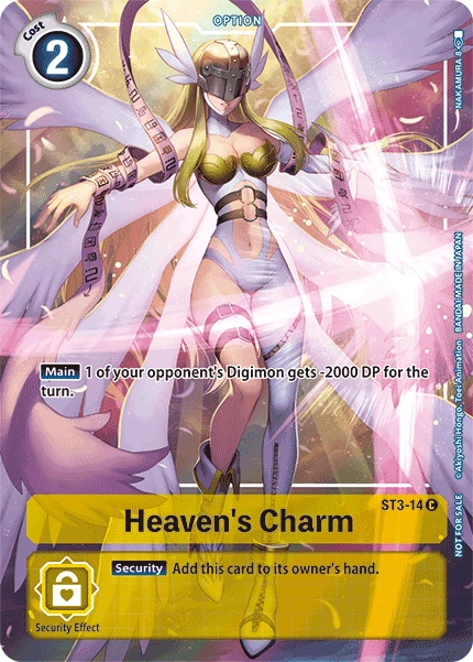 Digimon Kartenspiel Sammelkarte ST3-14 Heaven's Charm alternatives Artwork 1