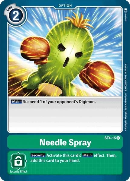 Digimon Kartenspiel Sammelkarte ST4-15 Needle Spray