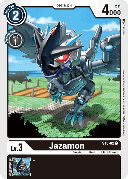 Digimon Kartenspiel Sammelkarte ST5-02 Jazamon