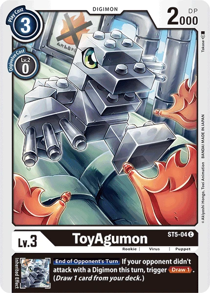 Digimon Kartenspiel Sammelkarte ST5-04 ToyAgumon