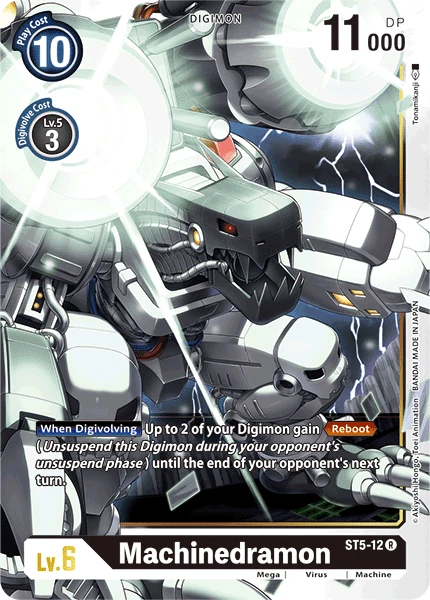 Digimon Kartenspiel Sammelkarte ST5-12 Machinedramon