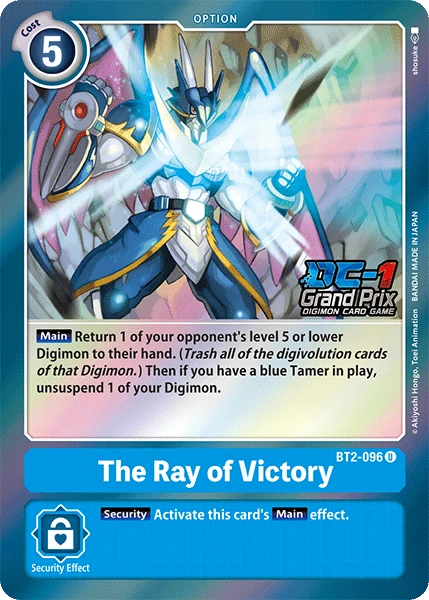 Digimon Kartenspiel Sammelkarte BT2-096 The Ray of Victory alternatives Artwork 1