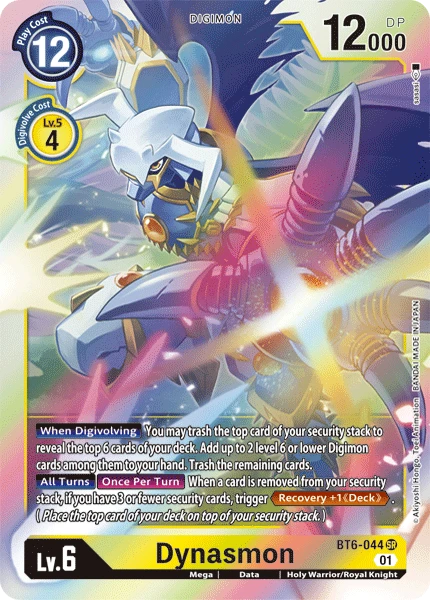 Digimon Kartenspiel Sammelkarte BT6-044 Dynasmon