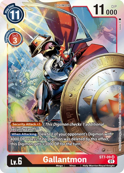 Digimon Kartenspiel Sammelkarte ST7-09 Gallantmon