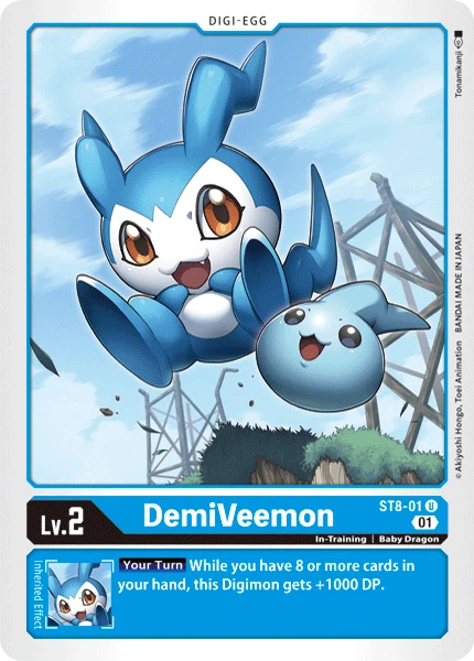 Digimon Kartenspiel Sammelkarte ST8-01 DemiVeemon
