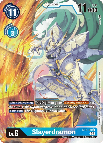Digimon Kartenspiel Sammelkarte ST8-09 Slayerdramon