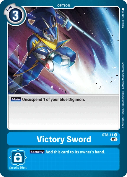 Digimon Kartenspiel Sammelkarte ST8-11 Victory Sword