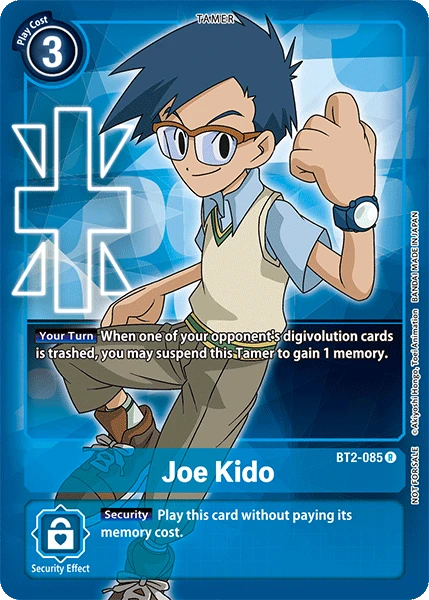 Digimon Kartenspiel Sammelkarte BT2-085 Joe Kido alternatives Artwork 2