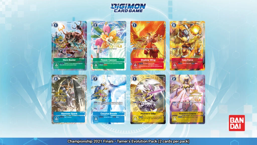 Inhalt des 2021 Championship Finals Tamer's Evolution Pack