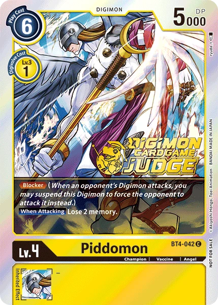 Digimon Kartenspiel Sammelkarte BT4-042 Piddomon alternatives Artwork 1