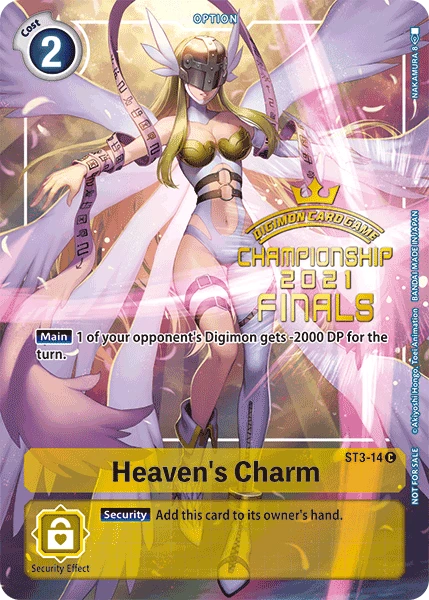 Digimon Kartenspiel Sammelkarte ST3-14 Heaven's Charm alternatives Artwork 2
