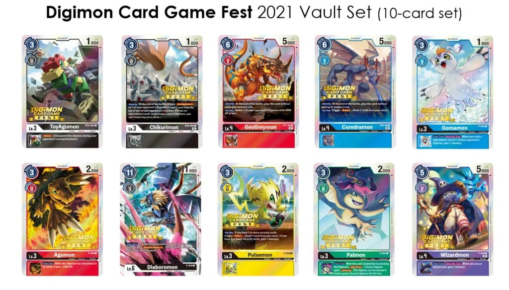 Digimon Card Game Fest 2022 Event Vault Set