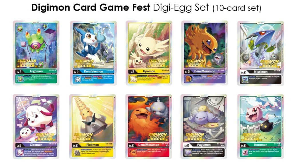 Digimon Card Game Fest 2022 Event Digi-Egg Set
