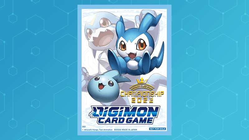 Digimon Card Game 2022 Regionals (Mai-Juni) Teilnahmepreis: Digi Egg Sleeves