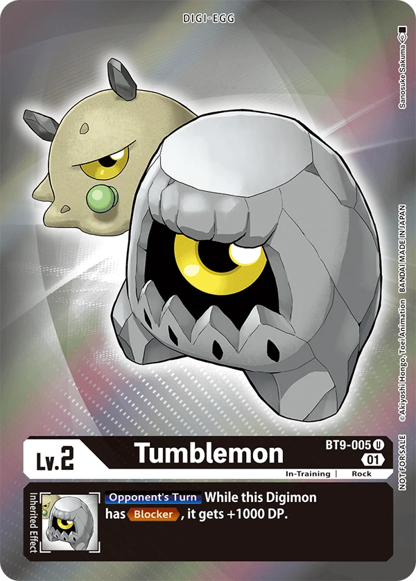 Digimon Card Game Sammelkarte BT9-005 Tumblemon alternatives Artwork 1