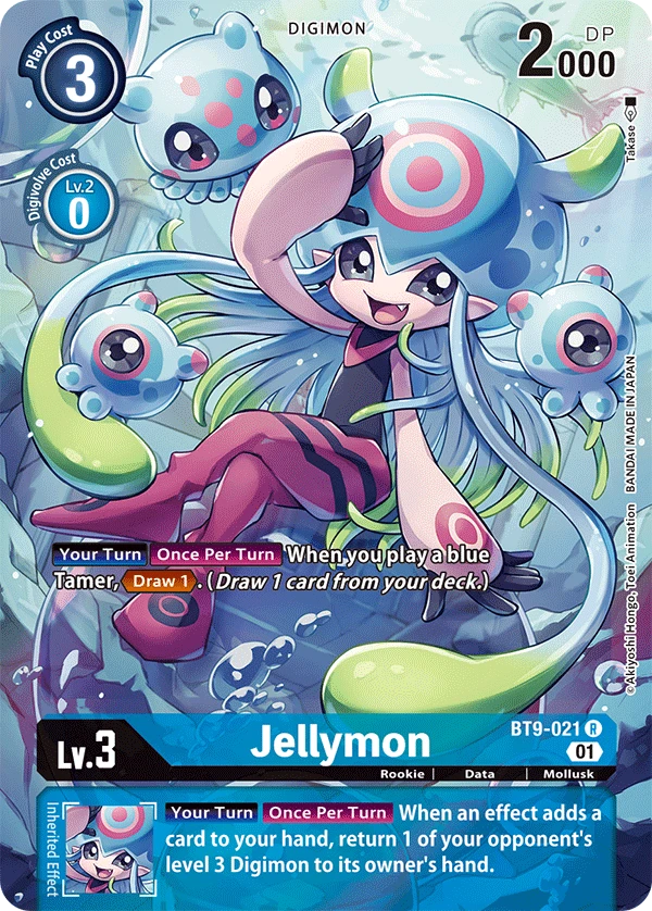 Digimon Card Game Sammelkarte BT9-021 Jellymon alternatives Artwork 1