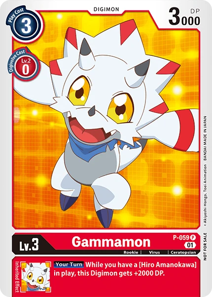Digimon Card Game Sammelkarte P-059 Gammamon