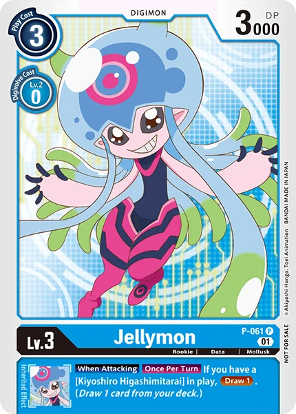 Digimon Card Game Sammelkarte P-061 Jellymon