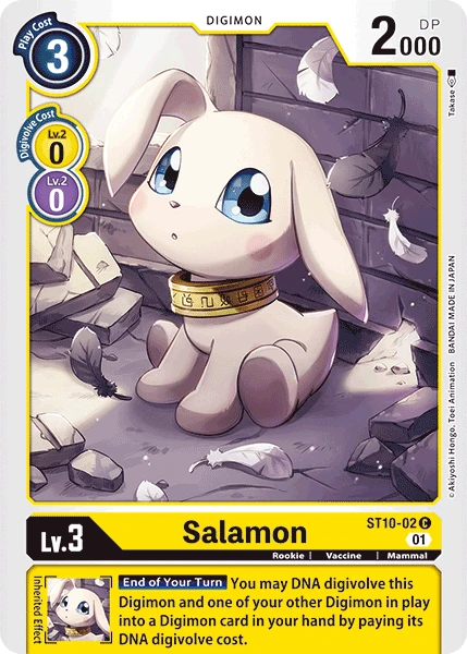 Digimon Card Game Sammelkarte ST10-02 Salamon