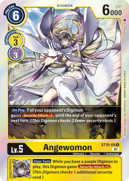 Digimon Card Game Sammelkarte ST10-05 Angewomon
