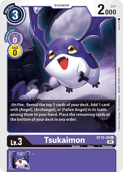 Digimon Card Game Sammelkarte ST10-08 Tsukaimon