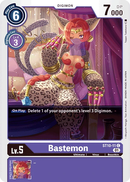 Digimon Card Game Sammelkarte ST10-11 Bastemon