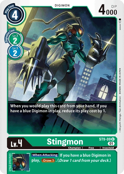 Digimon Card Game Sammelkarte ST9-09 Stingmon