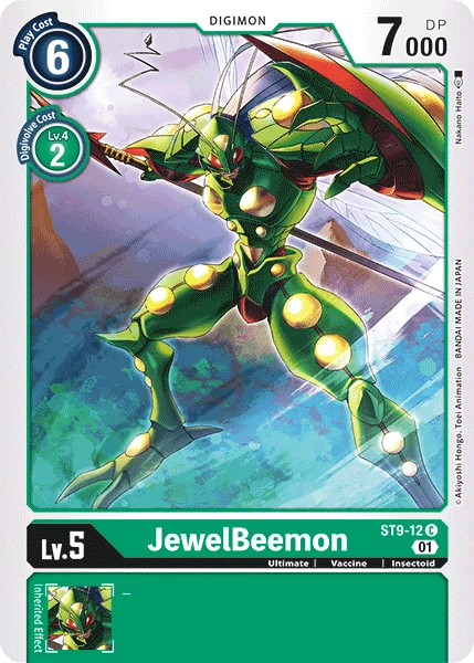 Digimon Card Game Sammelkarte ST9-12 JewelBeemon