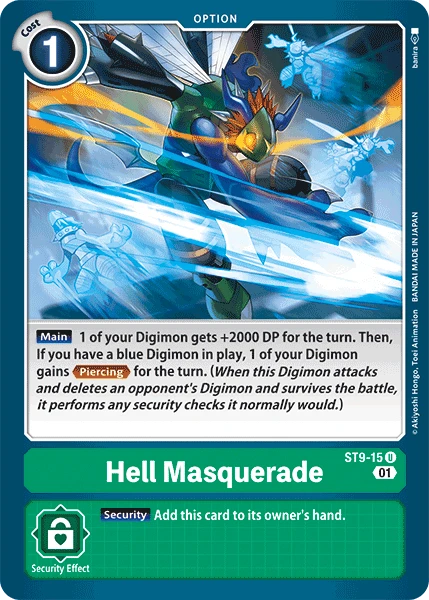 Digimon Card Game Sammelkarte ST9-15 Hell Masquerade