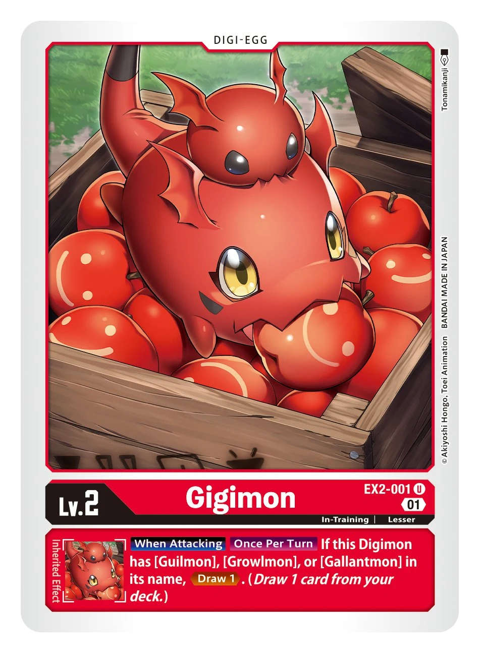 Gigimon EX2-001 des Digimon Card Game