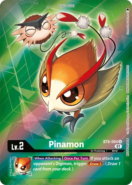 Digimon Card Game Sammelkarte BT6-004 Pinamon alternatives Artwork 1