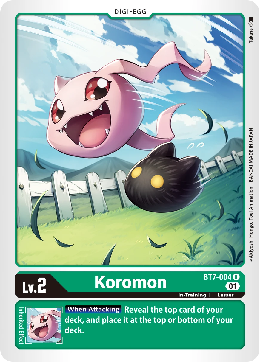 Digimon Card Game Sammelkarte BT7-004 Koromon