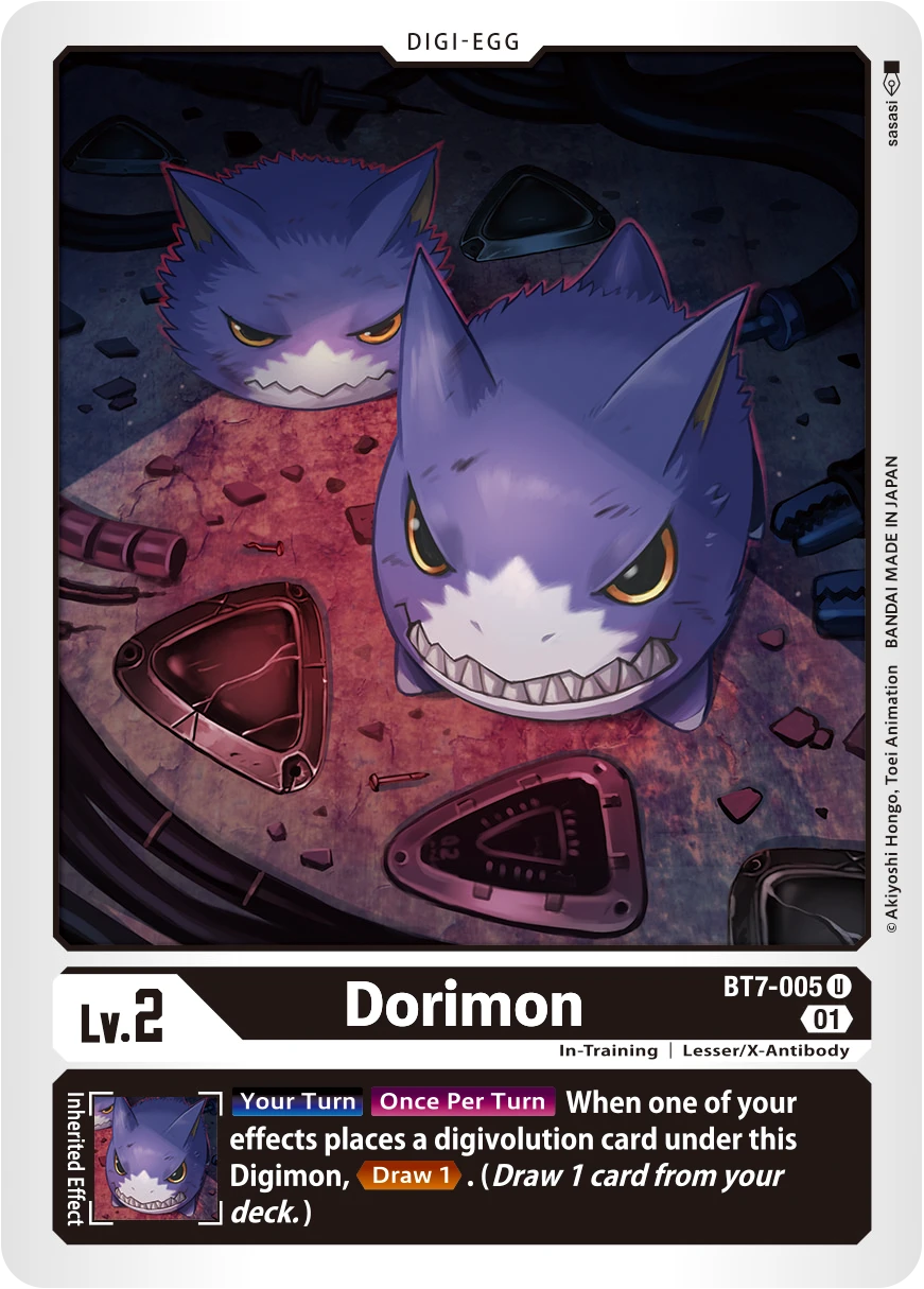 Digimon Card Game Sammelkarte BT7-005 Dorimon