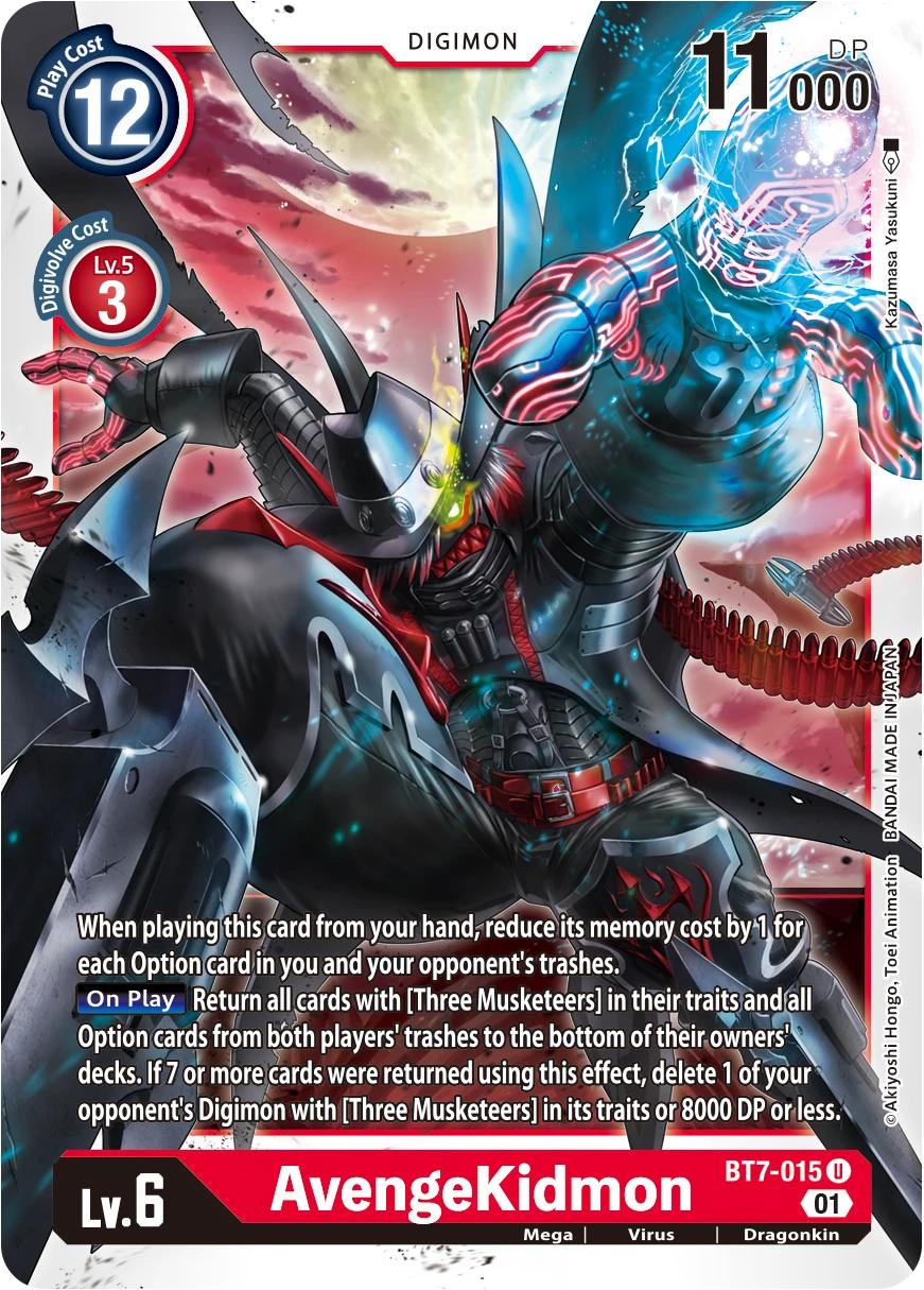 Digimon Card Game Sammelkarte BT7-015 AvengeKidmon