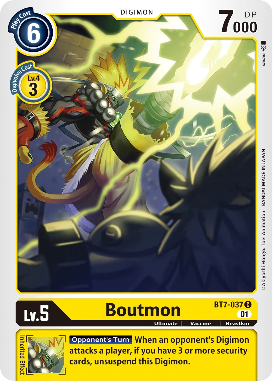 Digimon Card Game Sammelkarte BT7-037 Boutmon